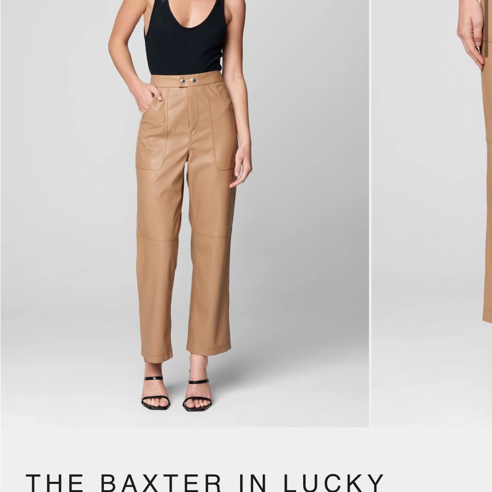 Blank NYC Women's Camel Straight Leg Pants